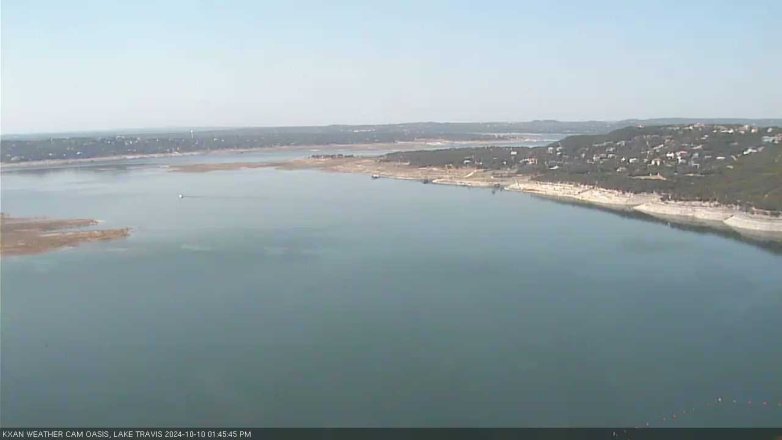 Lake Travis webcam, October 10, 2024 1:45 PM CT