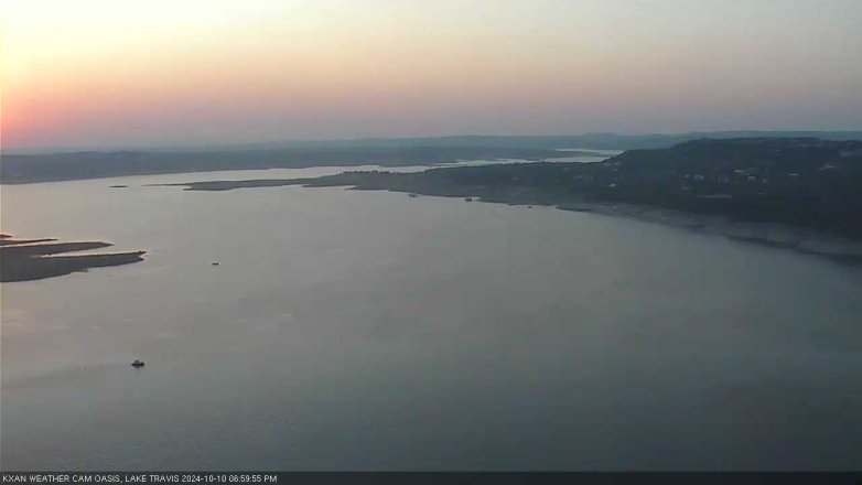 Lake Travis webcam, October 10, 2024 7:00 PM CT