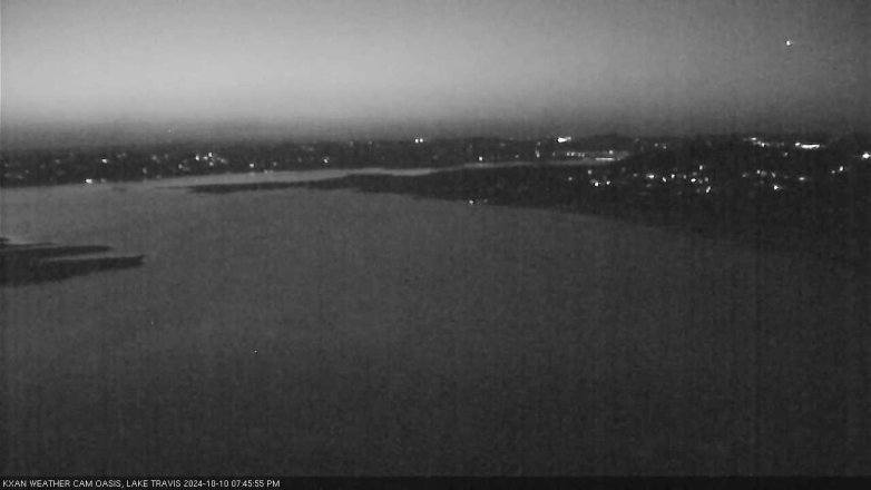 Lake Travis webcam, October 10, 2024 7:45 PM CT