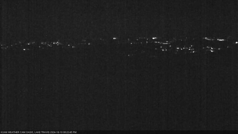 Lake Travis webcam, October 10, 2024 8:25 PM CT
