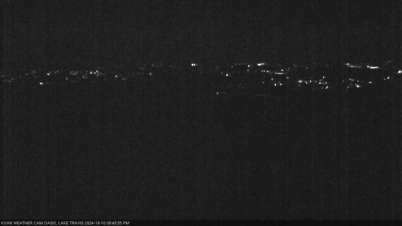 Lake Travis webcam, October 10, 2024 8:45 PM CT
