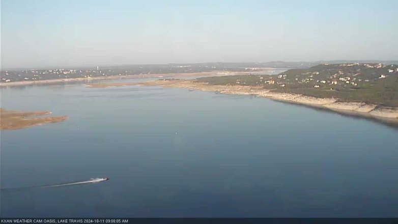 Lake Travis webcam, October 11, 2024 9:00 AM CT