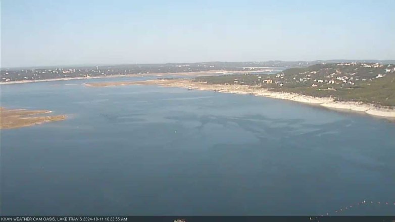 Lake Travis webcam, October 11, 2024 10:25 AM CT