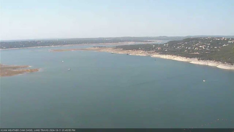 Lake Travis webcam, October 11, 2024 1:45 PM CT