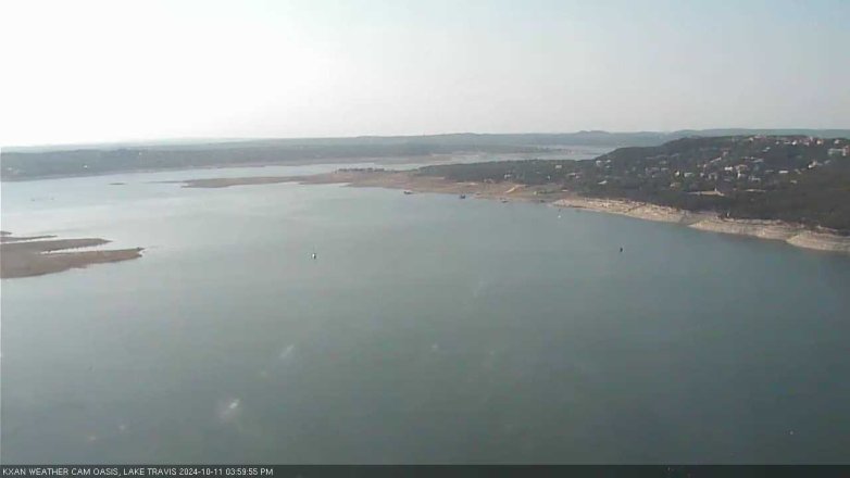 Lake Travis webcam, October 11, 2024 4:00 PM CT