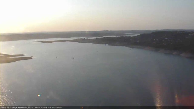Lake Travis webcam, October 11, 2024 6:25 PM CT