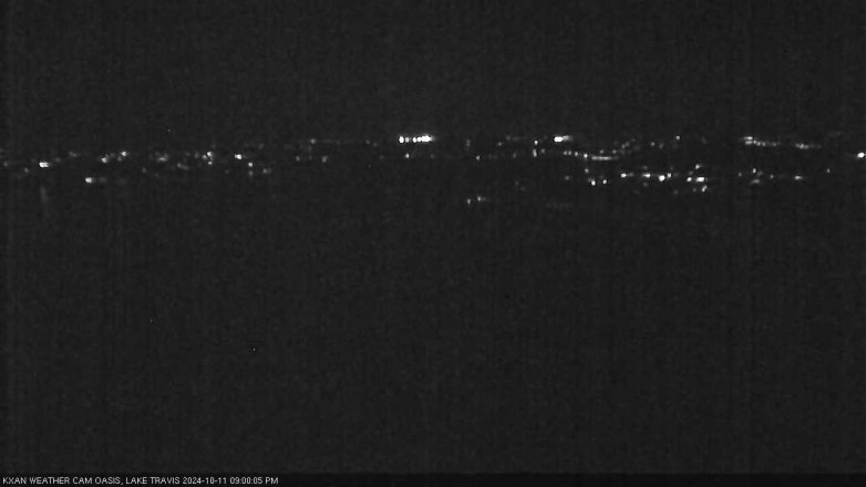 Lake Travis webcam, October 11, 2024 9:00 PM CT
