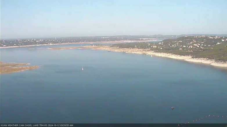 Lake Travis webcam, October 12, 2024 10:00 AM CT