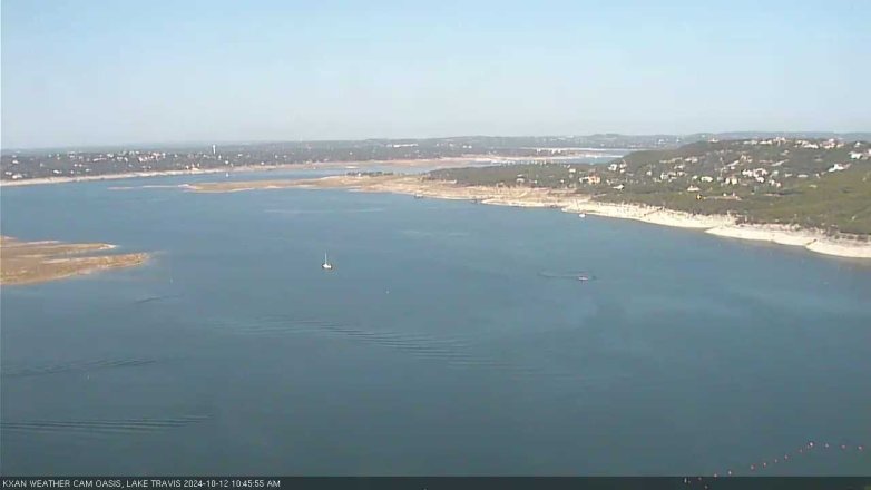 Lake Travis webcam, October 12, 2024 10:45 AM CT