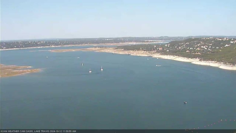 Lake Travis webcam, October 12, 2024 12:00 PM CT