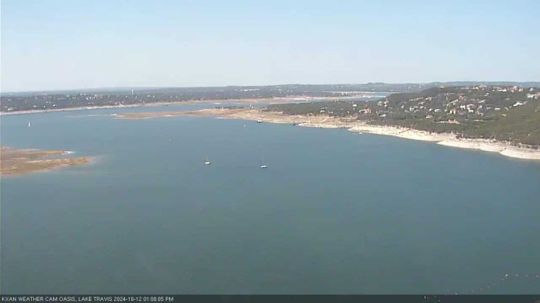 Lake Travis webcam, October 12, 2024 1:00 PM CT