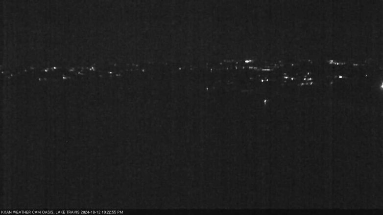 Lake Travis webcam, October 12, 2024 10:25 PM CT