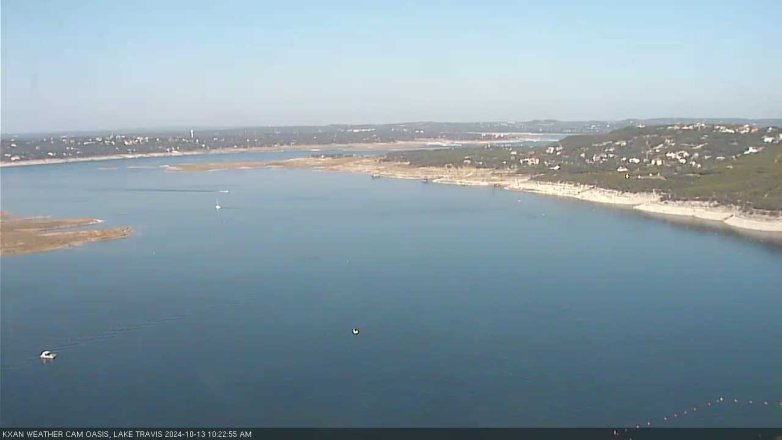 Lake Travis webcam, October 13, 2024 10:25 AM CT