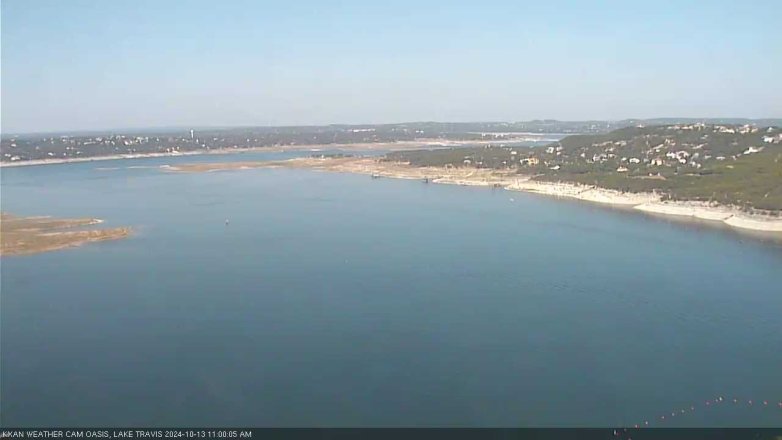 Lake Travis webcam, October 13, 2024 11:00 AM CT