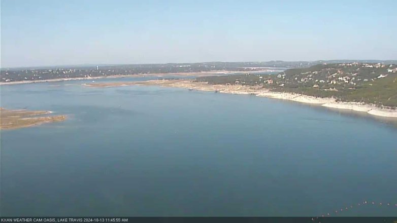 Lake Travis webcam, October 13, 2024 11:45 AM CT