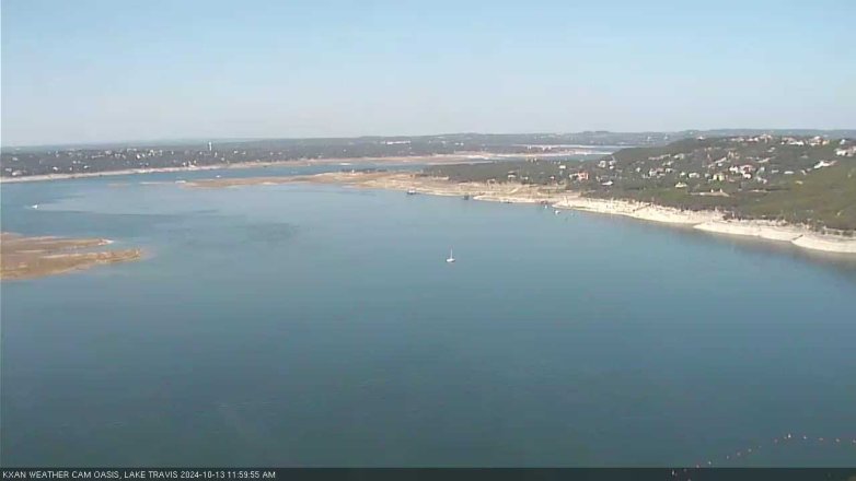 Lake Travis webcam, October 13, 2024 12:00 PM CT