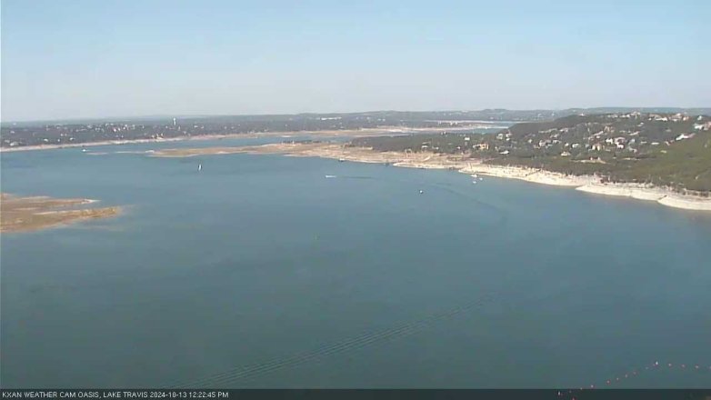 Lake Travis webcam, October 13, 2024 12:25 PM CT