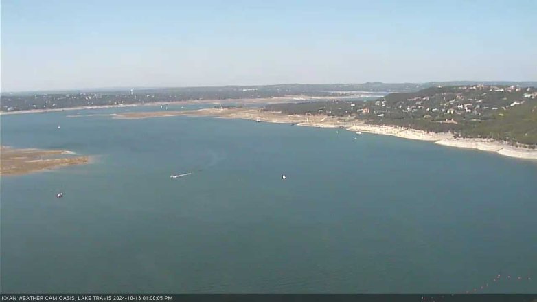 Lake Travis webcam, October 13, 2024 1:00 PM CT