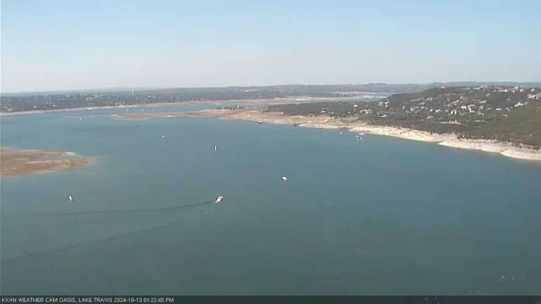 Lake Travis webcam, October 13, 2024 1:25 PM CT
