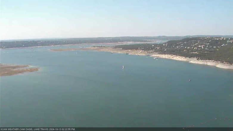 Lake Travis webcam, October 13, 2024 2:25 PM CT