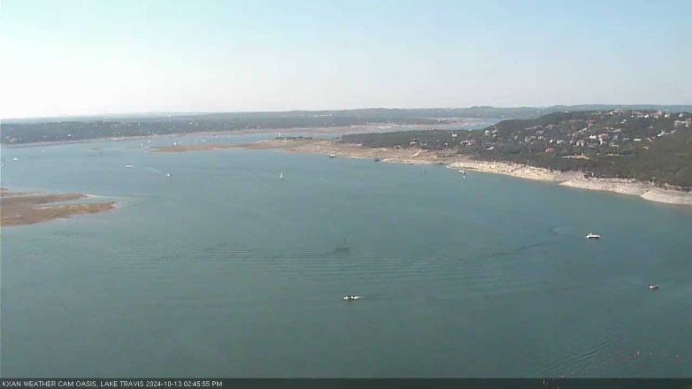 Lake Travis webcam, October 13, 2024 2:45 PM CT