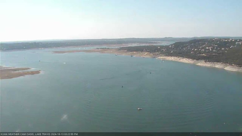 Lake Travis webcam, October 13, 2024 3:25 PM CT