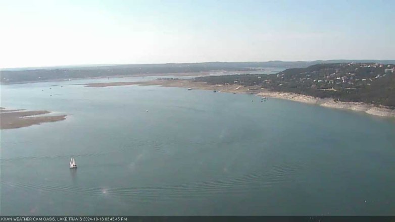Lake Travis webcam, October 13, 2024 3:45 PM CT