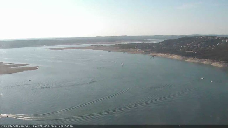 Lake Travis webcam, October 13, 2024 4:45 PM CT