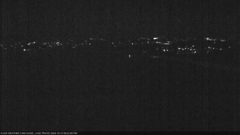 Lake Travis webcam, October 13, 2024 8:25 PM CT