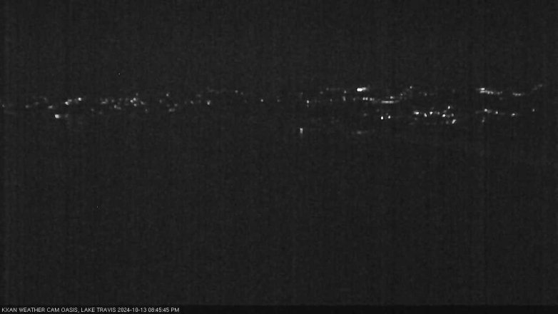 Lake Travis webcam, October 13, 2024 8:45 PM CT