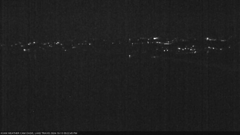 Lake Travis webcam, October 13, 2024 9:25 PM CT