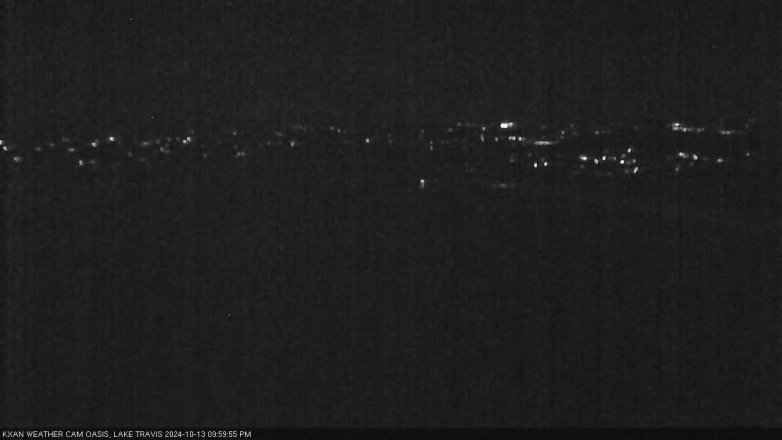 Lake Travis webcam, October 13, 2024 10:00 PM CT