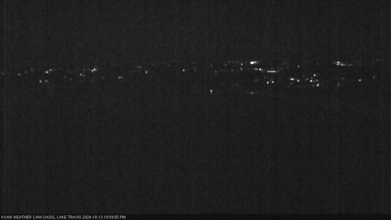Lake Travis webcam, October 13, 2024 11:00 PM CT