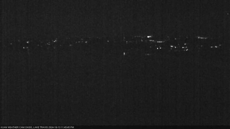 Lake Travis webcam, October 13, 2024 11:45 PM CT