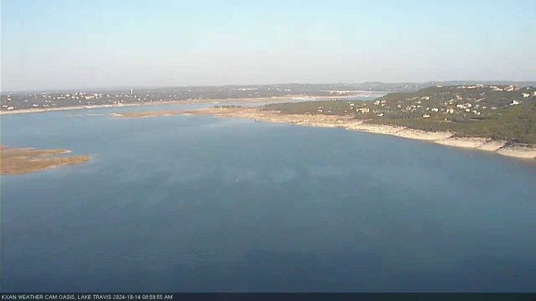 Lake Travis webcam, October 14, 2024 9:00 AM CT