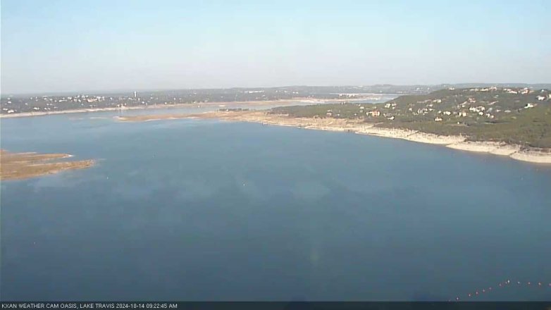 Lake Travis webcam, October 14, 2024 9:25 AM CT