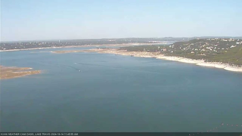 Lake Travis webcam, October 14, 2024 11:45 AM CT