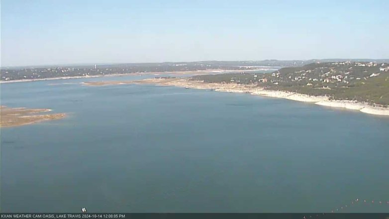 Lake Travis webcam, October 14, 2024 12:00 PM CT
