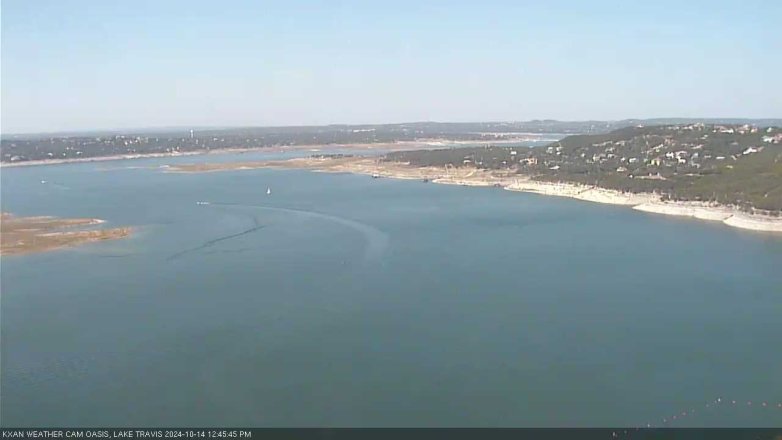 Lake Travis webcam, October 14, 2024 12:45 PM CT