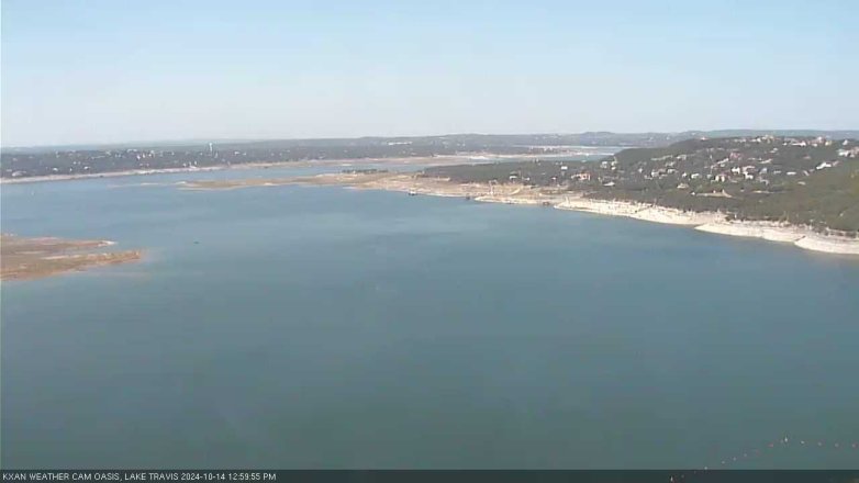 Lake Travis webcam, October 14, 2024 1:00 PM CT