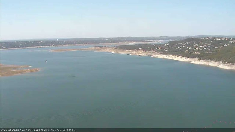 Lake Travis webcam, October 14, 2024 1:25 PM CT