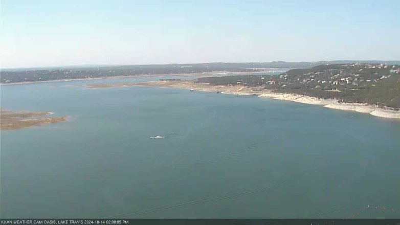 Lake Travis webcam, October 14, 2024 2:00 PM CT