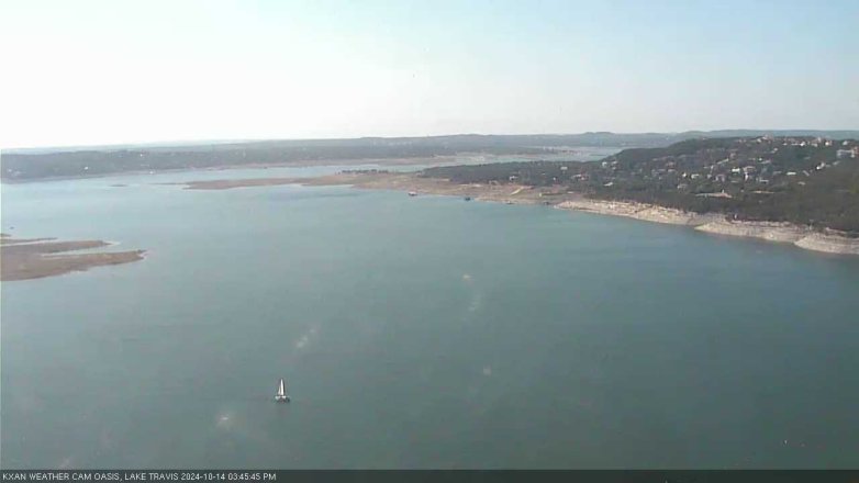 Lake Travis webcam, October 14, 2024 3:45 PM CT