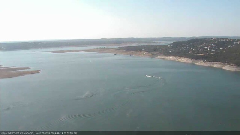 Lake Travis webcam, October 14, 2024 4:00 PM CT