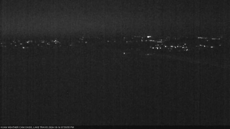 Lake Travis webcam, October 14, 2024 8:00 PM CT