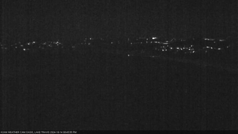 Lake Travis webcam, October 14, 2024 8:45 PM CT