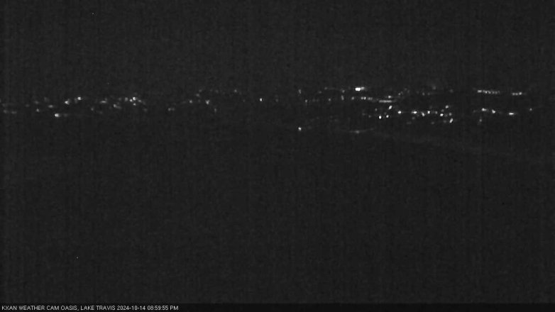Lake Travis webcam, October 14, 2024 9:00 PM CT
