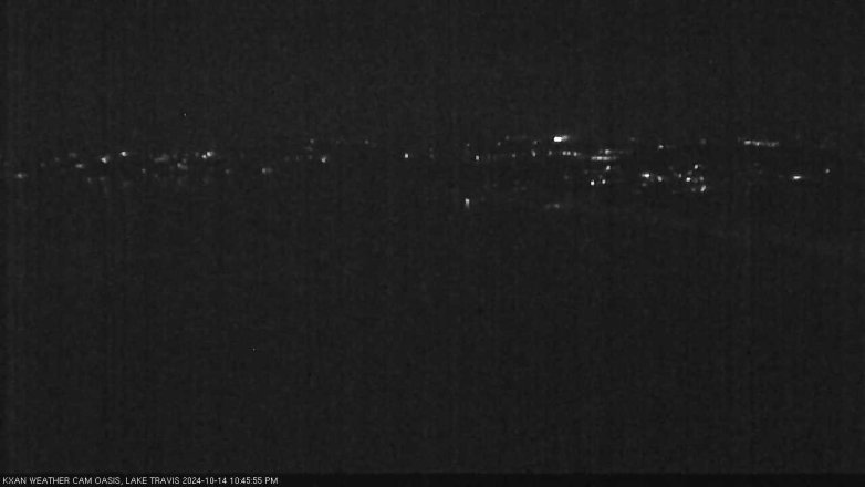 Lake Travis webcam, October 14, 2024 10:45 PM CT