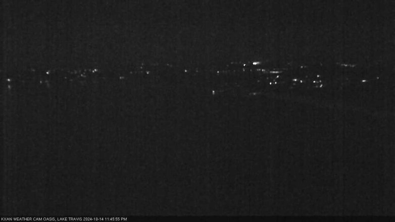 Lake Travis webcam, October 14, 2024 11:45 PM CT
