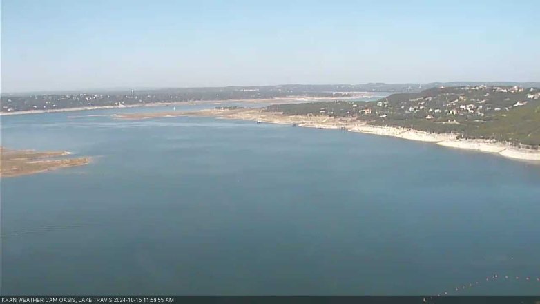 Lake Travis webcam, October 15, 2024 12:00 PM CT